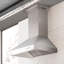36" Crown Sound 700 CFM Ducted Wall Mount Range Hood in Stainless Steel with Wi-Fi-1444848039