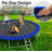 Sapphome Round Backyard Trampoline with Safety Net Enclosure-92906142
