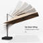 Hanselka 3.7m Square Cantilever Parasol With Base-637928680