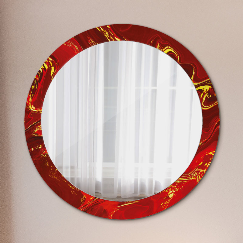 Huldar Glass Flat Wall Mirror