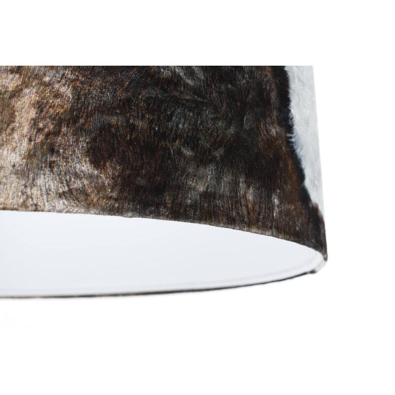 Reza 1 - Light Yes Drum Pendant, 112cm H x 30cm W x 60cm D