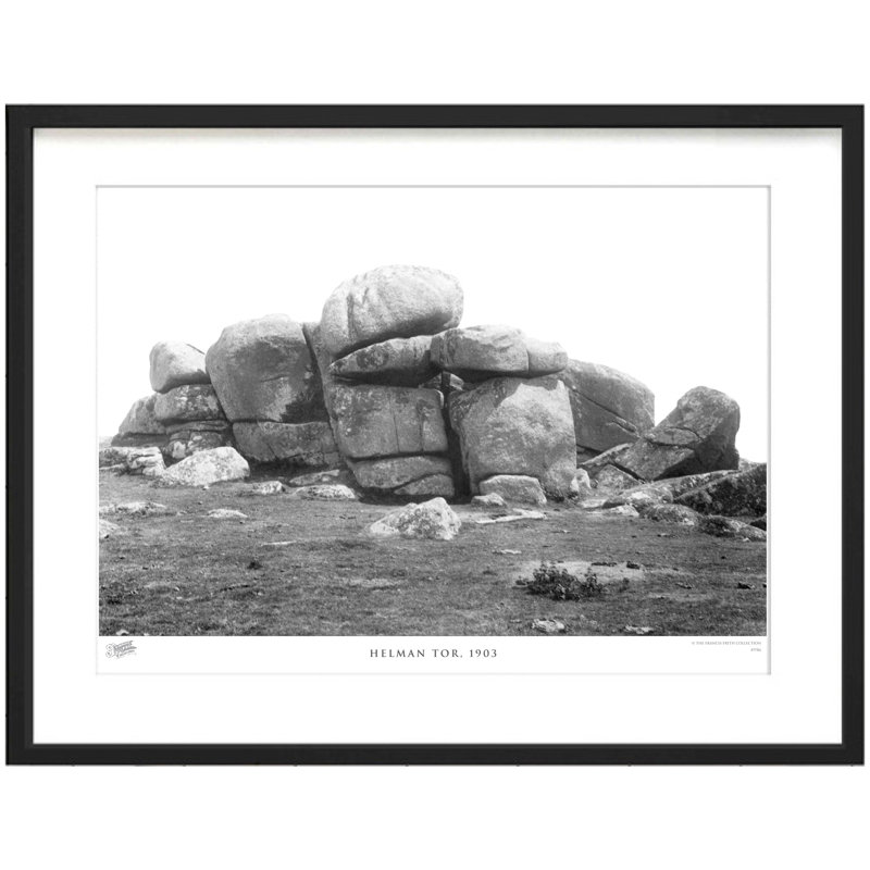 Helman Tor, 1903 - Single Picture Frame Print, 28cm H x 36cm W x 2.3cm D