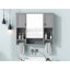 Armoire de rangement murale moderne 35 po x 28 po-1806758363