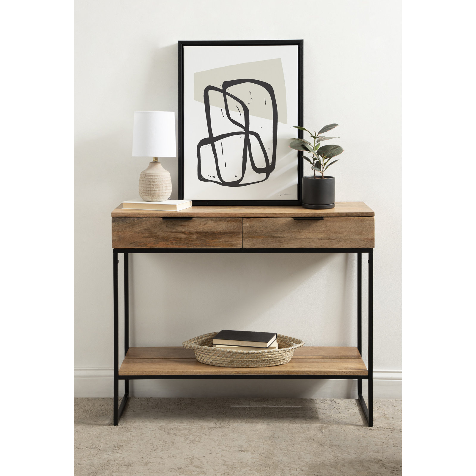 Willow 36'' Solid Wood Console Table