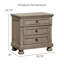 Table de chevet 3 tiroirs Ikko