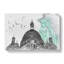 Birds Above Sacre Coeur Paris in Abstract - Wrapped Canvas-55313894