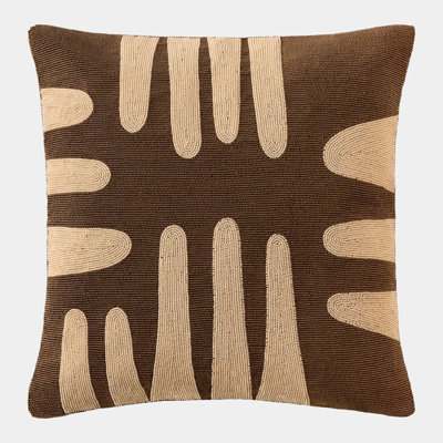 Carthago Beaded Pillowpasssepia