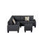 Canapé modulaire 6 pièces rembourré-114423862