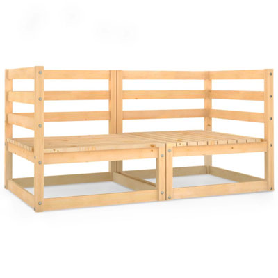 Dylahn 140cm Wide Pine Loveseat