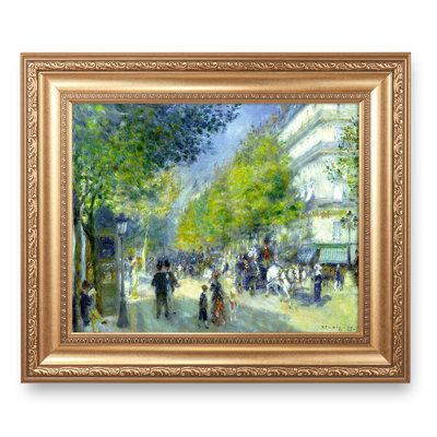 «The Grands Boulevards» par Pierre-Auguste Renoir, reproductions de peintures, reproductions classiques du monde pour la maison