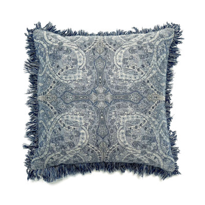 Jabree Damask Wool Throw Pillow