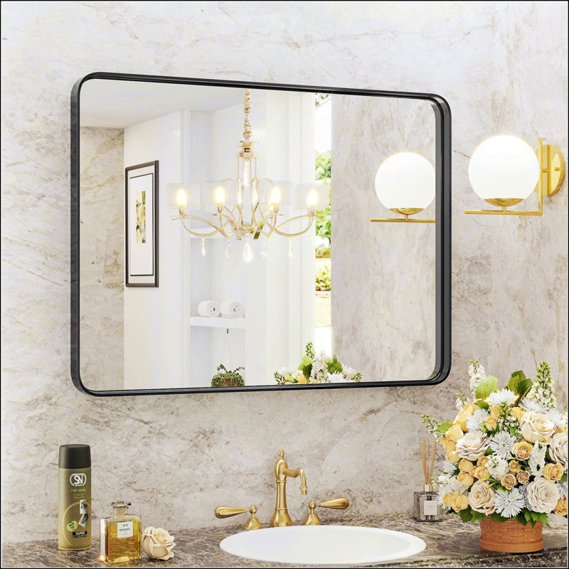 Miroir de salle de bain mural, 29 po x 39 po
