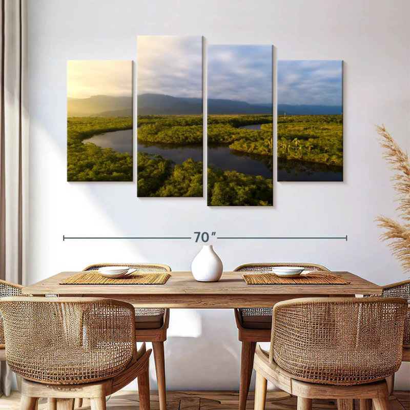 Alvord Amazon Forest River, 42" H x 68" W