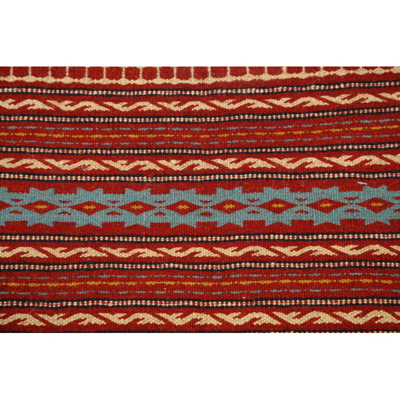 Tapis géométrique kilim 3 x 5