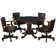 48'' Poker Table with Game Chair Set and Flip Table By RAM Game Room