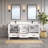 Anand 72'' Double Bathroom Vanity with Quartz Top-254775590