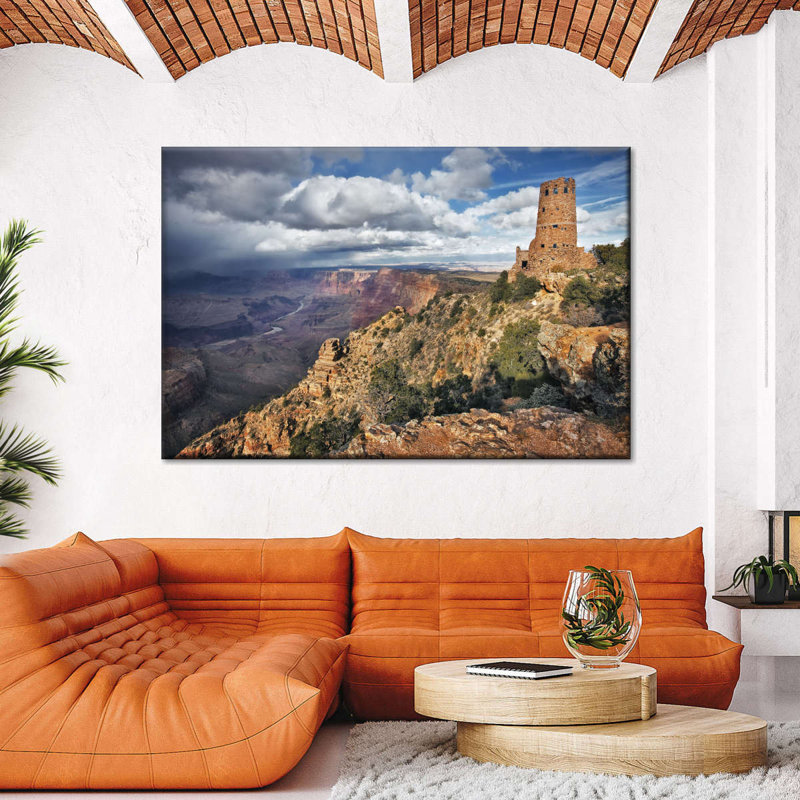Vue du canyon 7 sur toile, H 12 po x l 8 po x P 1 po