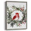 «Christmas Holiday Art» par XXXVI, reproduction encadrée en bois massif XMA171712-652945144