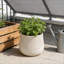 Large Indoor Outdoor Magnesium Oxide Planter Set, 3 Sizes with Drainage Holes, Modern Design for Home and Garden