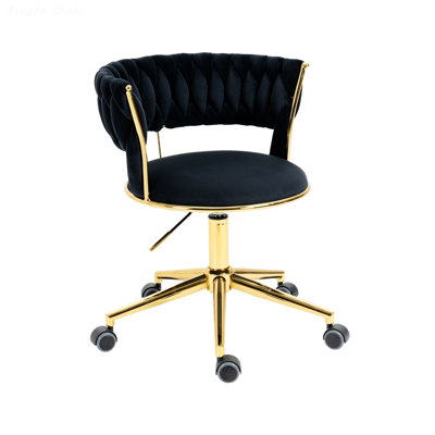 Single Chair Desk Chair Comfy Chair Modern Adjustable Computer Chair Swivel Chair