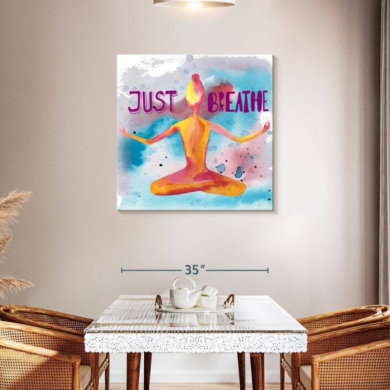Senne Just Breathe Meditation, 36'' H x 36'' W