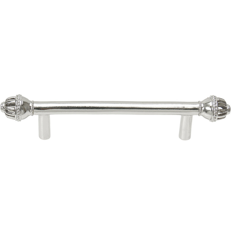 Poignée cage de cricket, 4", Chrome