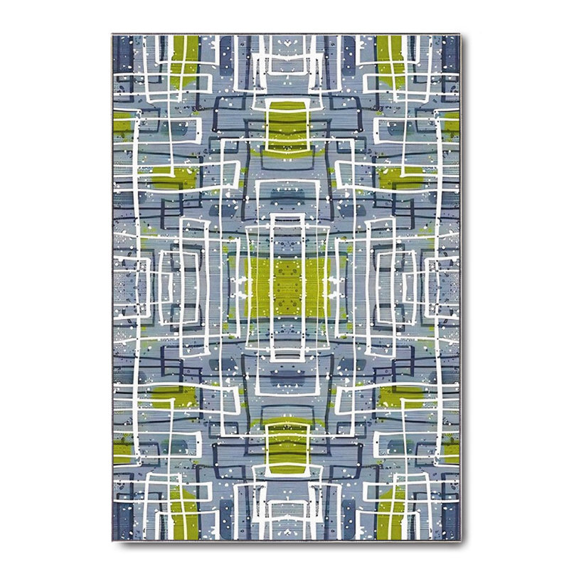Cotton Moroccan Indoor / Outdoor Rug, Square 2'7"