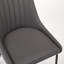 Chaise d'appoint grise Hackler