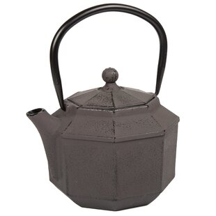 Cast Iron Teapot with Infuser, 40.6oz Tea Kettle for Stovetop Japanese  Style Tea Pot Set with 4 Tea Cups Home Teapot Inside Coated with Enamel
