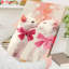 Impression sur toile «Sweet White Cats Pink Bows» - Urban Studio-1764064424