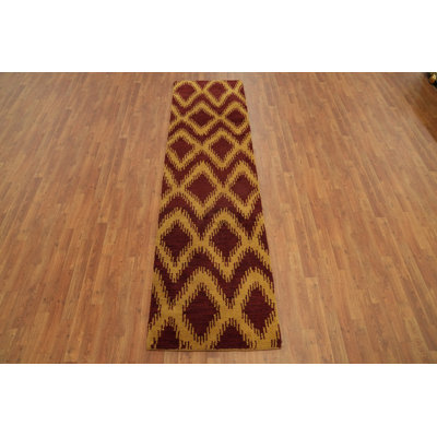 Trellis Moroccan Indian Runner Rug 3x10