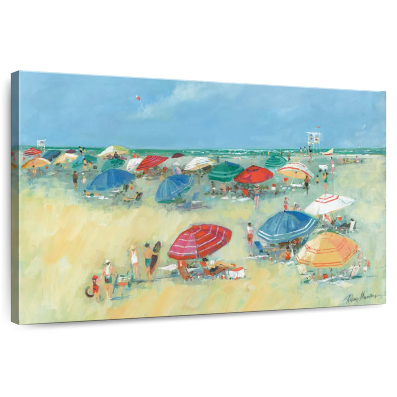 Gillard Umbrellas At The Shore I, 20" H x 30" W