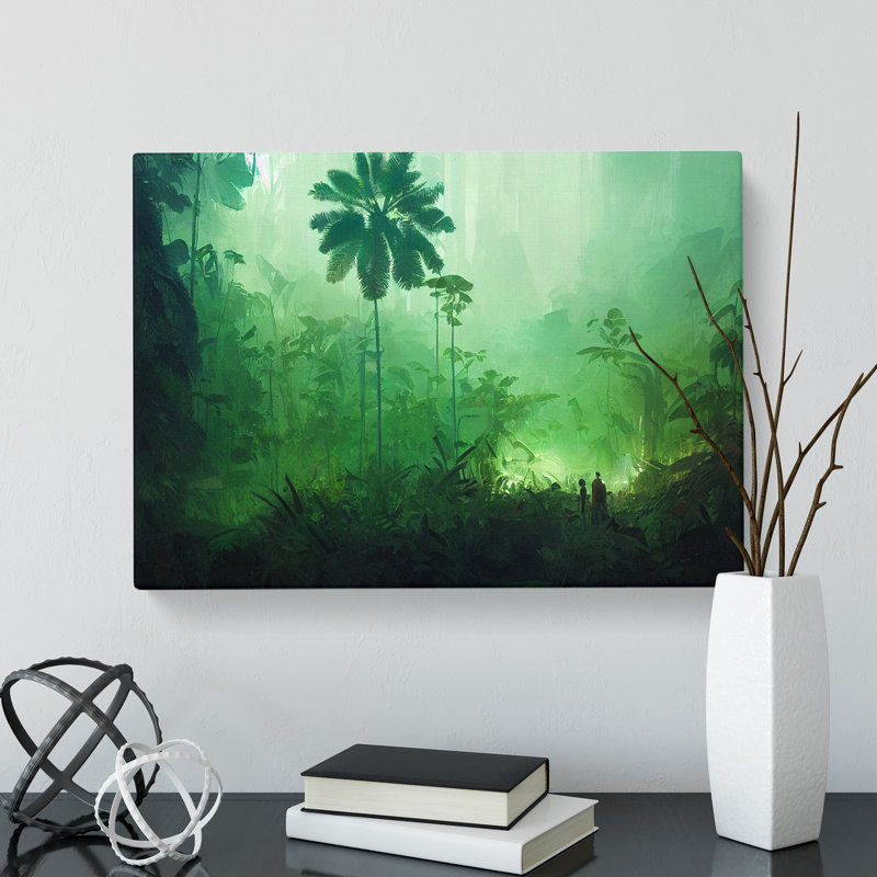 Jungle Forest - Wrapped Canvas Print, 40cm H x 60cm W x 3cm D
