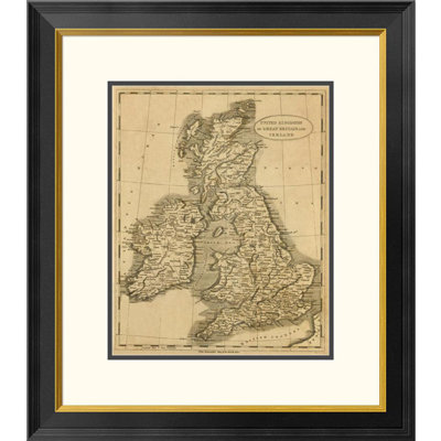 United Kingdoms by Aaron Arrowsmith Framed Graphic Art Print