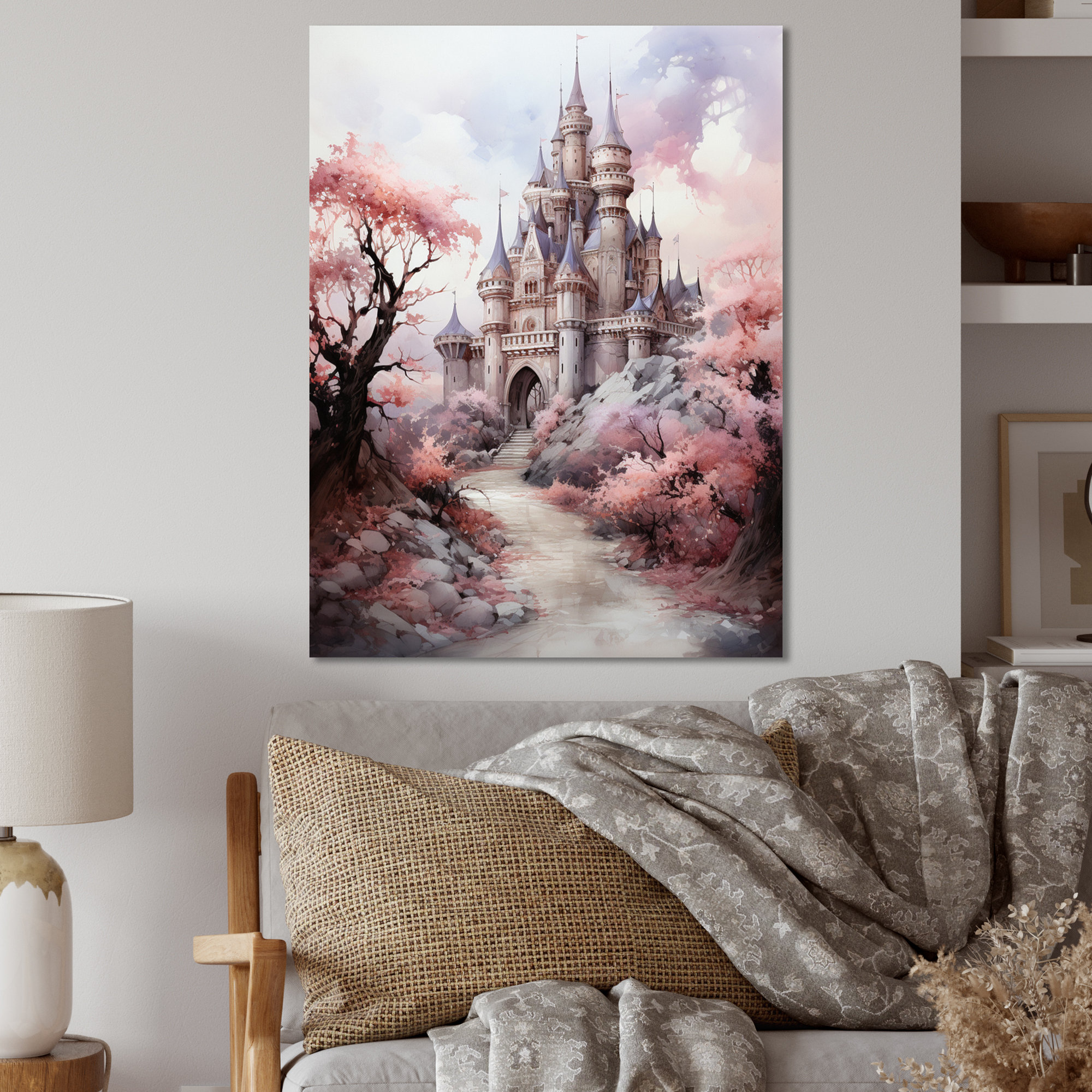 Winston Porter Castles Pastel Dreams III - Cityscapes Metal Art Print ...