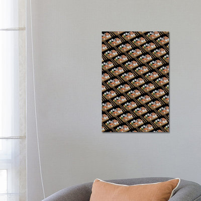 Sushi Pattern by Alberto Perez - Wrapped Canvas Painting