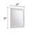 Modern Accent Mirror With Wood Frame