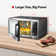 TOSHIBA 3-in-1 Countertop Microwave, Sensor, Convection, Combi., 1.5 Cu. Ct., 1000W