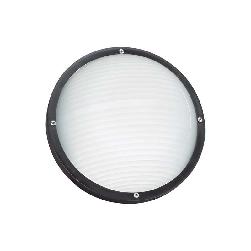 Laxford 1 - Bulb Outdoor Flush Mount, Black, Yes