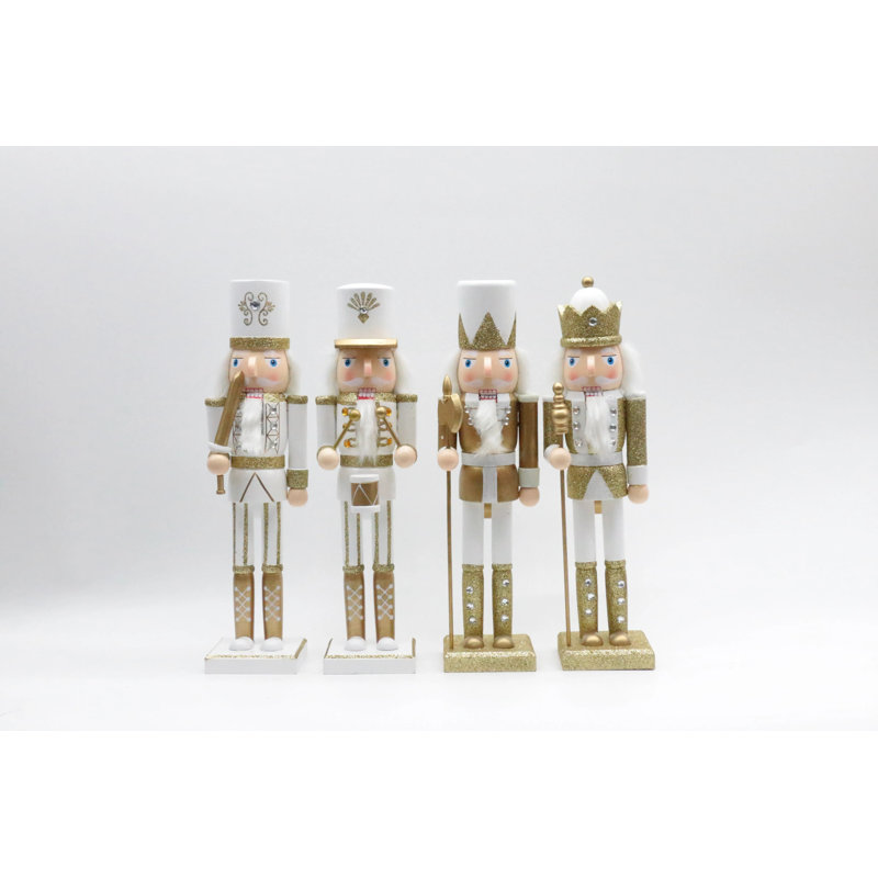  Soldat d'hiver en bois casse-noisette F07M6-12C