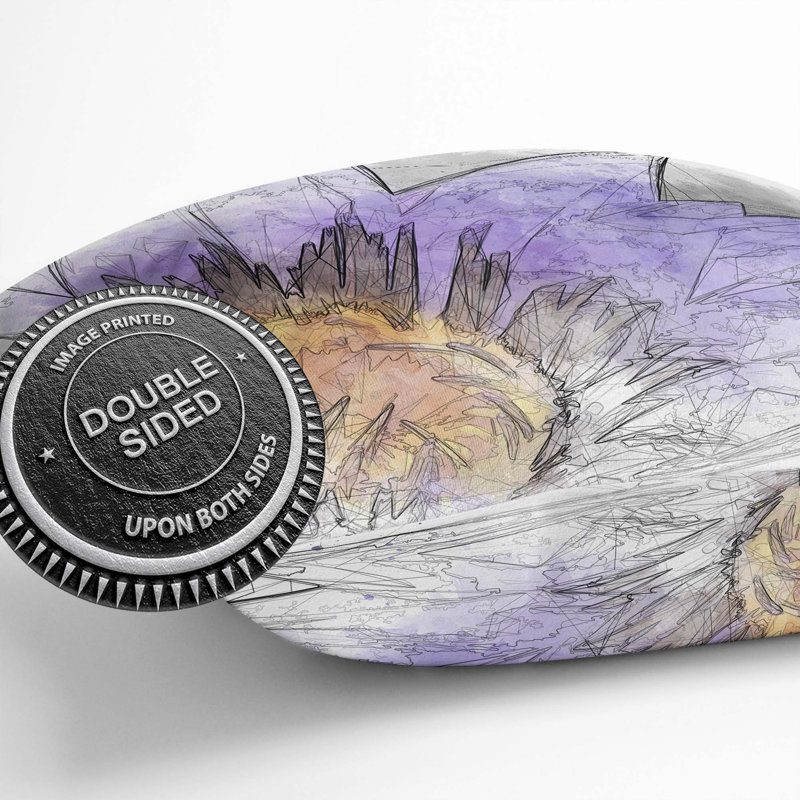 Abstract Square Cushion, 55cm H x 55cm W x 20cm D