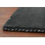 Tapis carré gris anthracite en laine Gabbeh 8 x 8