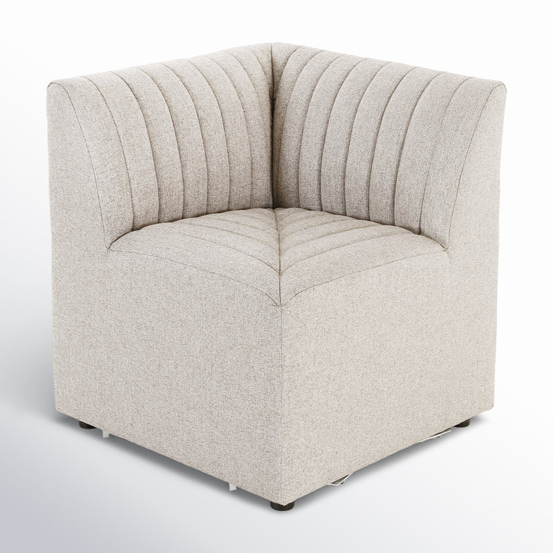 Grayson Tufted Chair, Orly Natural