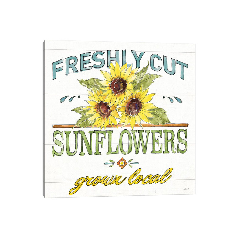 Sunflower Fields III by Anne Tavoletti - Wrapped Canvas Print, 93.98 cm H x 93.98 cm W