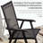 Set of 4 Stackable Patio Folding Sling Chairs with Armrests, No Assembly-1990798915