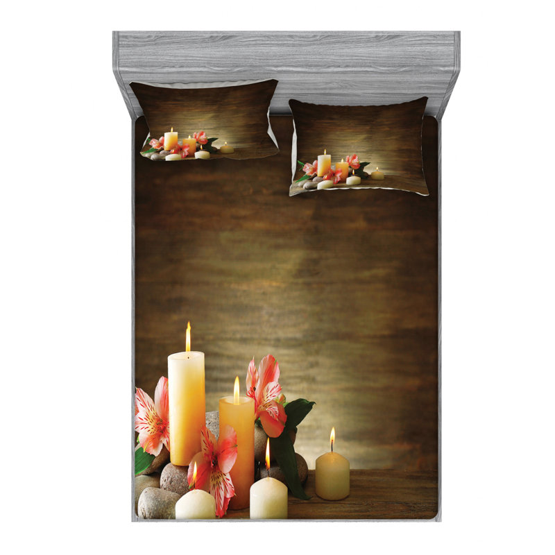 Microfiber Sheet Set, Queen Sheet Set with Fitted Sheet