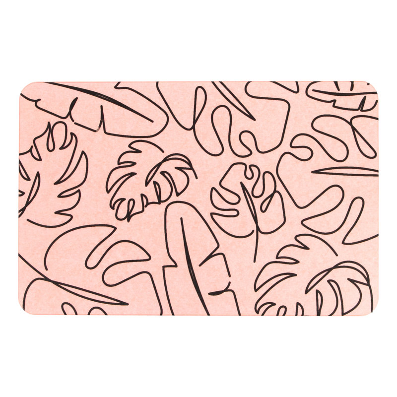 Non-Slip Bath Mat, Pink