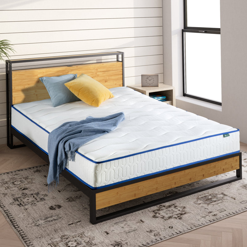 Zinus Essential Innerspring Comfort Foam Mattress, King, 10"