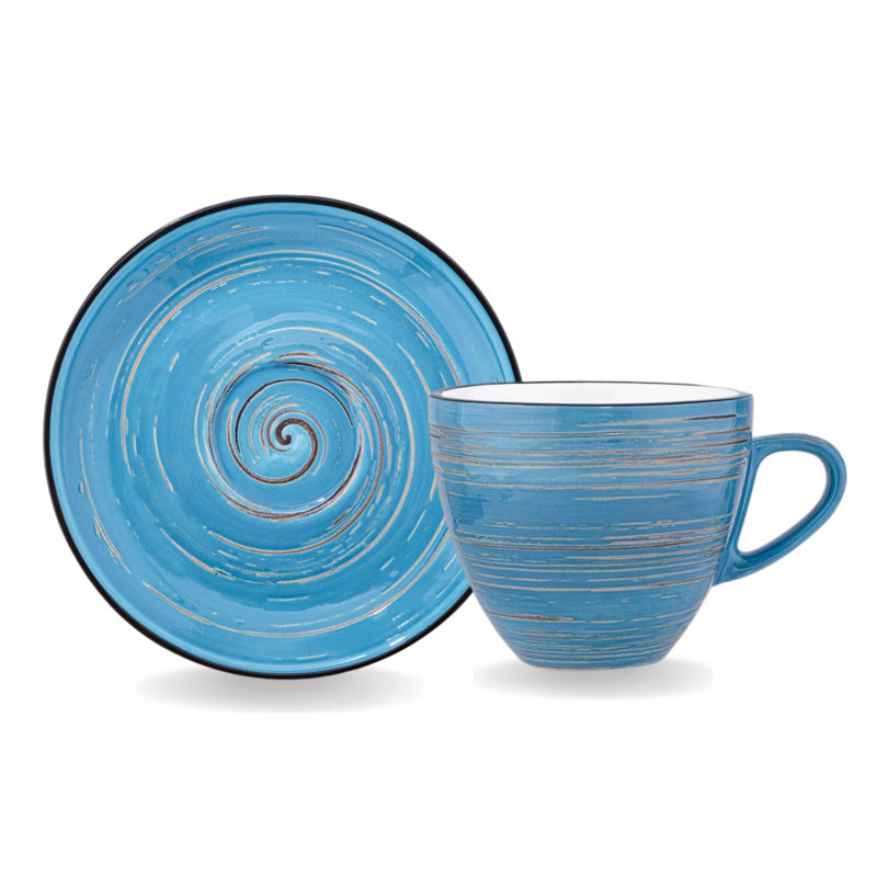 Wilmax Colourboom 11cm Saucer, Blue