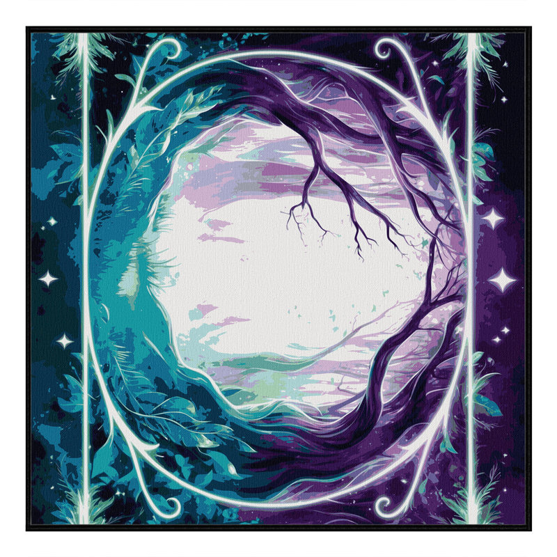 Lunar Shadows Rug, Square 6'